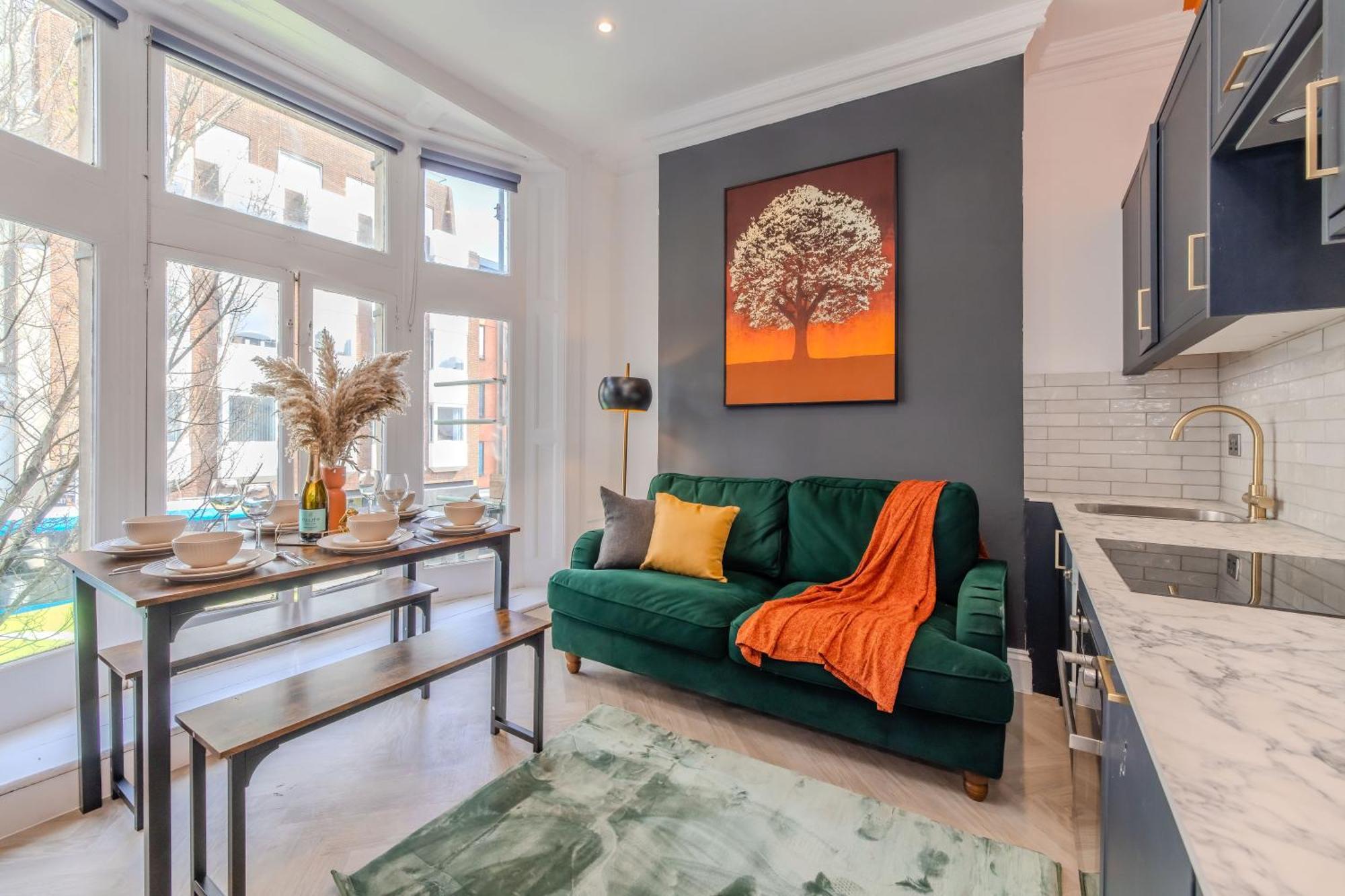 2 Bedroom Flat Next To Brighton Station & Beach I Sleep 8 Guests المظهر الخارجي الصورة